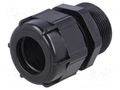 Cable gland; with long thread; M32; 1.5; IP68; polyamide; black BM GROUP BM4932LN