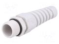 Cable gland; with strain relief; PG13,5; IP68; polyamide; grey BM GROUP BM4013S