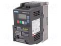 Inverter; Max motor power: 0.75kW; Usup: 200÷240VAC; 0÷599Hz; IN: 6 SIEMENS 6SL3210-5BB17-5BV1
