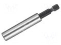 Holder; Socket size-inch: 1/4"; HEX 1/4"; Overall len: 58mm WIHA WIHA.7113