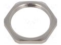 Nut; M25; brass; Thk: 3.5mm; Spanner: 29mm; Thread: metric; Pitch: 1.5 HUMMEL HUMMEL-1161250050