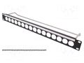 Mounting adapter; patch panel; screw; Thread: UNC 4-40; rack CLIFF CP30152