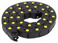Cable chain; MEDIUM; Bend.rad: 40mm; L: 990mm; Int.height: 18mm BREVETTI SR300A015040
