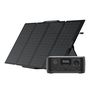 Set: EcoFlow River 3 UPS power station + 160W photovoltaic panel., EcoFlow R3U-160W-SB