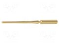 Contact; male; gold-plated; 0.08÷0.22mm2; crimped; for cable HARTING 21011009014