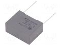 Capacitor: polypropylene; X2; F863; 1uF; 26.5x20x11mm; THT; ±10% KEMET F863DS105K310R