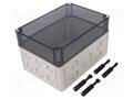 Enclosure: multipurpose; X: 130mm; Y: 180mm; Z: 111mm; TK PS; grey SPELSBERG TK-PS-1813-11-TM
