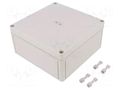Enclosure: multipurpose; X: 180mm; Y: 182mm; Z: 90mm; TK PS; grey SPELSBERG TK-PS-1818-9-O