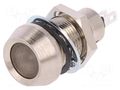 Indicator: LED; recessed; yellow; 12VDC; Ø12.7mm; IP67; connectors MARL 512-521-21