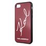 Karl Lagerfeld KLHCI8DLKSRE iPhone 7/8 SE 2020 / SE 2022 czerwony/red hard case Signature Glitter, Karl Lagerfeld 3700740445075 3700740445075