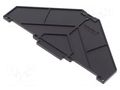 End piece; black; ways: 8 WEIDMÜLLER PAPPRV/PPV8SW