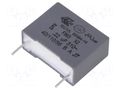 Capacitor: polypropylene; X2; F863; 0.22uF; 310VAC; 18x13.5x7.5mm KEMET F863BK224K310Z
