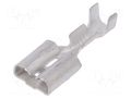 Terminal: flat; 6.3mm; 0.8mm; female; 0.3÷0.9mm2; crimped; straight TE Connectivity 60838-1