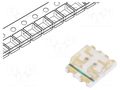 LED; red/green; SMD; 1210; 2÷2.4/2÷2.4VDC; 3.2x2.7x1mm; 130°; 20mA LITEON LTST-C155KGJRKT