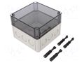 Enclosure: multipurpose; X: 130mm; Y: 130mm; Z: 99mm; TK PS; grey SPELSBERG TK-PS-1313-10-TM