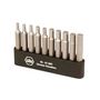10 Piece Hex Inch and Metric Power Bit Belt Pack Set 74986