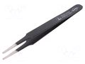 Tweezers; 120mm; for precision works; Blades: narrowed; ESD; 19g KNIPEX KNP.925874ESD