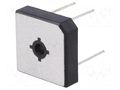 Bridge rectifier: single-phase; Urmax: 50V; If: 15A; Ifsm: 300A DC COMPONENTS MBR1505W