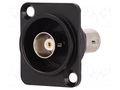 Coupler; BNC socket,both sides; insulated; 50Ω; FT; black; metal CLIFF CP30125