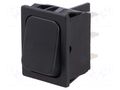 ROCKER; DPDT; Pos: 2; ON-ON; 16A/250VAC; black; IP40; none; 1834 Marquardt 1834.3312