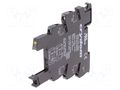 Socket; Ucntrl: 3÷12VDC; for DIN rail mounting; CN SENSATA / CRYDOM DRSCN05