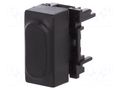 Switch: keypad; Pos: 2; SPST-NO; 0.1A/28VDC; black; none; THT; 0.7N Marquardt 6450.0005