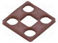 Flat gasket; NBR caoutchouc HIRSCHMANN GSSNA300-5NBRBR