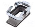 Enclosure for connectors: HDC; straight; size D10B; UL94V-0; IP65 DEGSON ELECTRONICS D10B-BK-2L