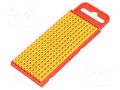 Markers; Marking: Y; 2÷2.8mm; polyamide; yellow; -40÷85°C; push-in HELLERMANNTYTON WIC1-Y-PA66-YE
