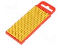 Markers; Marking: N; 2÷2.8mm; polyamide; yellow; -40÷85°C; push-in HELLERMANNTYTON WIC1-N-PA66-YE