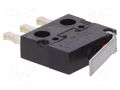Microswitch SNAP ACTION; 0.1A/30VDC; with lever; SPDT; ON-(ON) PANASONIC AV402461J