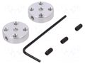 Bracket wheel; Kit: adapter,allen wrench,mounting screws; 2pcs. POLOLU POLOLU-1996