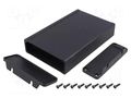Enclosure: with panel; with fixing lugs; 1457; X: 104mm; Y: 160mm HAMMOND HM-1457L1602BK