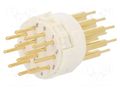 Connector: M23; contact insert; PIN: 12; male; THT; M23 Signal; 8A HARTING 09151122603