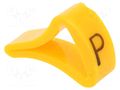 Markers; Marking: P; 6÷10.5mm; H: 16mm; A: 10mm; -30÷100°C; leaded KURANT MZ-3/P