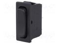 ROCKER; SPDT; Pos: 3; (ON)-OFF-(ON); 6A/250VAC; black; IP40; none Marquardt 1838.1402