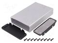 Enclosure: shielding; X: 104mm; Y: 160mm; Z: 32mm; aluminium; natural HAMMOND HM-1457L1602E