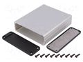 Enclosure: shielding; X: 104mm; Y: 120mm; Z: 32mm; aluminium; natural HAMMOND HM-1457L1201E