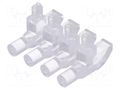 Fiber for LED; Ø3mm; No.of mod: 4; round; Front: flat MENTOR MR-1271.1004