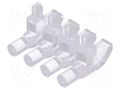 Fiber for LED; Ø3mm; No.of mod: 4; round; Front: flat MENTOR MR-1271.1004
