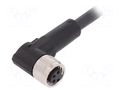 Cable: for sensors/automation; M8; PIN: 4; angled; 2m; plug; 60VDC LAPP 22260311