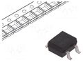Bridge rectifier: single-phase; 100V; If: 0.8A; Ifsm: 30A; MiniDIP DIODES INCORPORATED HD01-T