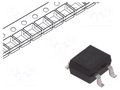 Bridge rectifier: single-phase; 100V; If: 0.8A; Ifsm: 30A; MiniDIP DIODES INCORPORATED HD01-T
