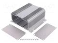 Enclosure: with panel; with fixing lugs; 1455NHD; X: 111mm; Z: 61mm HAMMOND HM-1455NHD1201