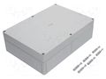 Enclosure: multipurpose; X: 254mm; Y: 361mm; Z: 111mm; TK PS; grey SPELSBERG TK-PS-3625-11-O