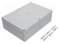 Enclosure: multipurpose; X: 254mm; Y: 361mm; Z: 111mm; TK PS; grey SPELSBERG TK-PS-3625-11-O