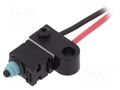 Microswitch SNAP ACTION; 0.05A/15VDC; without lever; SPST-NC PANASONIC ASQM11620-A