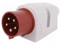 Connector: AC supply 3-phase; socket; male; 32A; 400VAC; IEC 60309 PAWBOL PB.1089