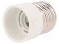 Lampholder: adapter; Body: white; Ø: 24mm; L: 42mm; for lamp PAWBOL PW-D.3105