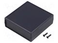 Enclosure: with panel; 1593; X: 74mm; Y: 76mm; Z: 27mm; ABS; black HAMMOND HM-1593ARBK